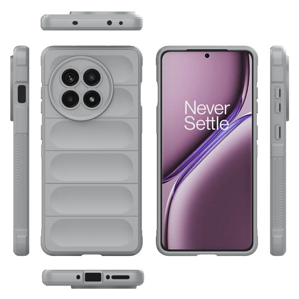 EIDERWOOD OnePlus 13R Fleksibelt Plastik Bagside Cover - Grå