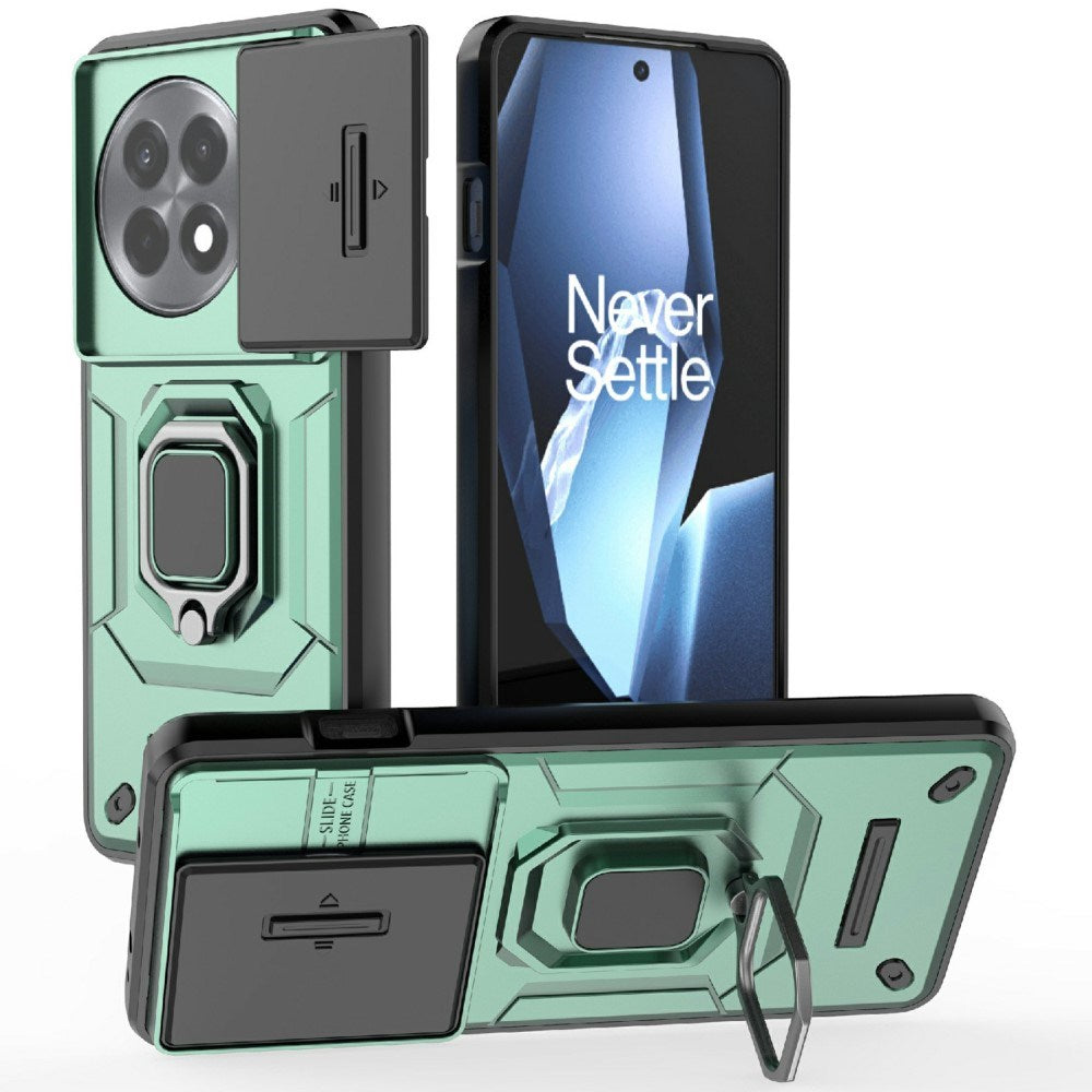 EIDERWOOD OnePlus 13R Håndværkercover med Integret Kamerabeskyttelse - Grøn