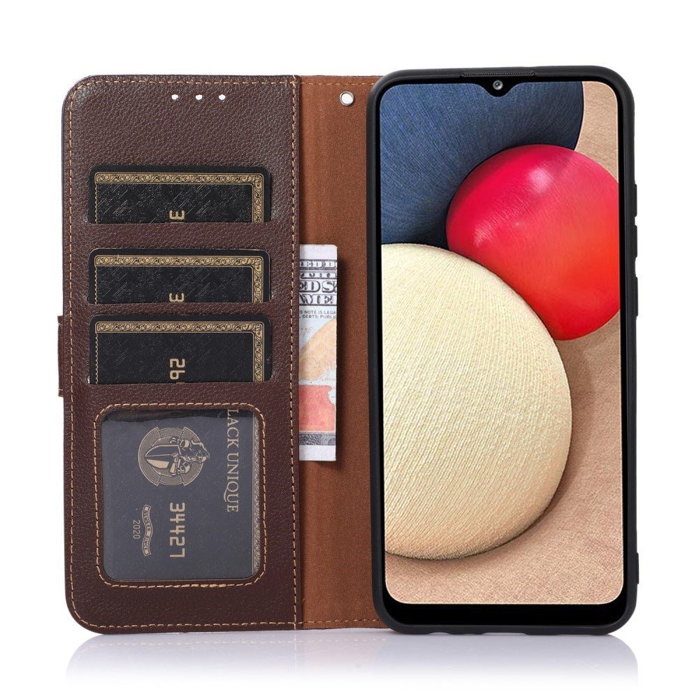 OnePlus 13R Wallet Cover i Kunstlæder med Strop - Brun