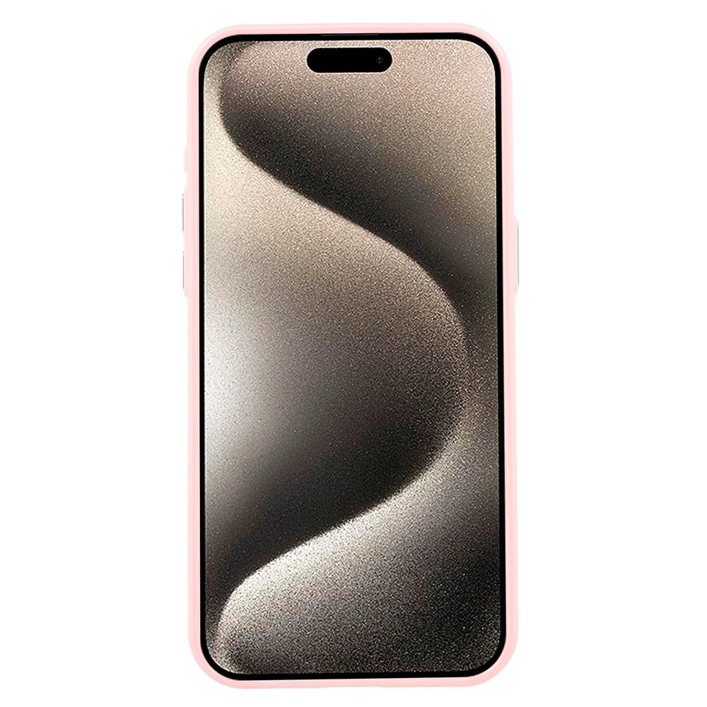 iPhone 15 Pro - EIDERWOOD Plastik Glitter Cover - MagSafe Kompatibel - Lyserød
