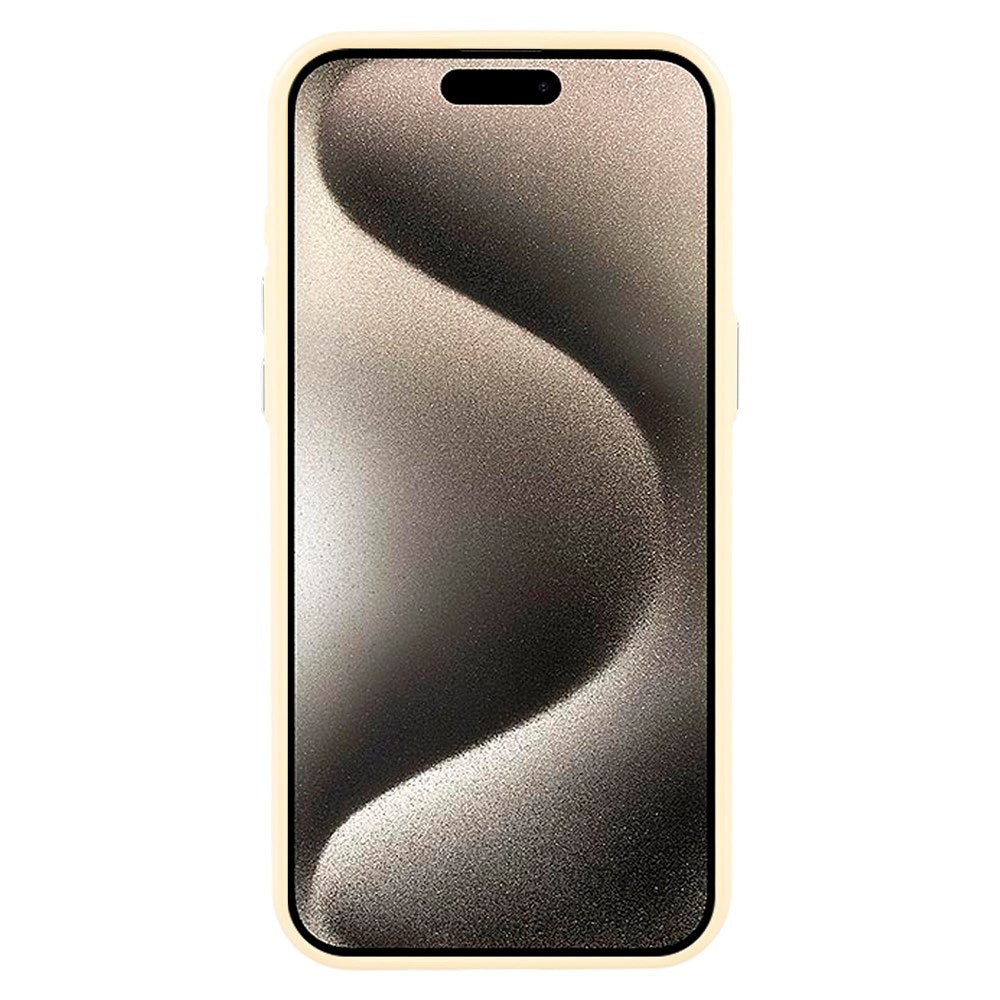 iPhone 15 Pro - EIDERWOOD Plastik Glitter Cover - MagSafe Kompatibel - Gul
