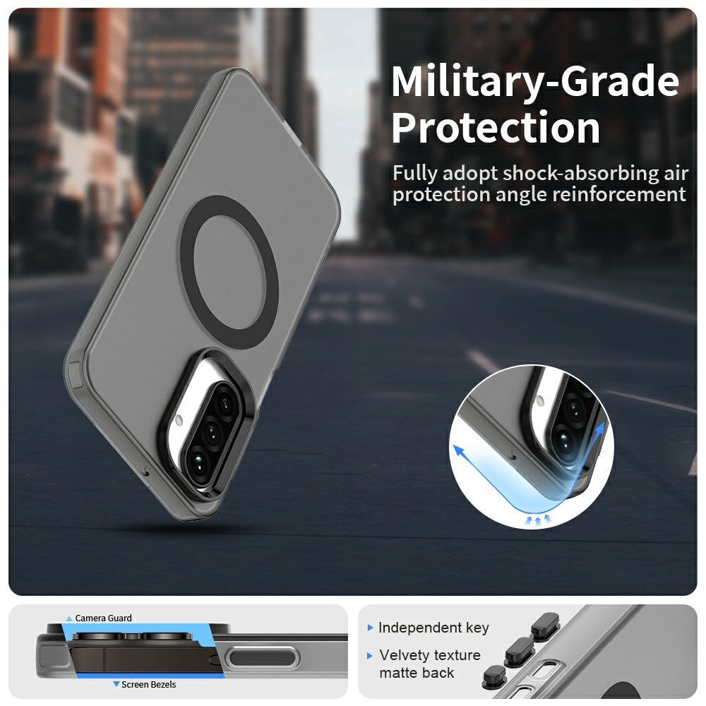 EIDERWOOD Samsung Galaxy A26 5G Cover MagSafe Kompatibel og Stødsikkert Design - Sort