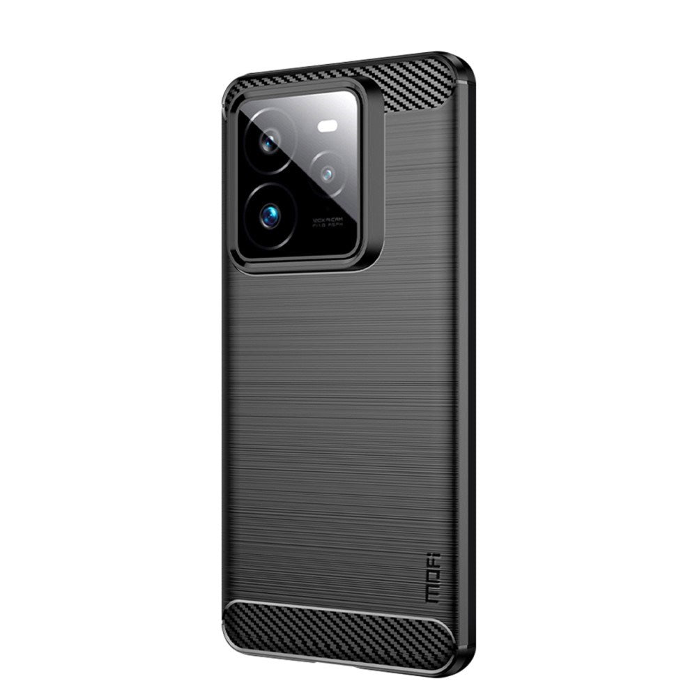 Realme GT 7 Pro (5G) Brushed Carbon Bagside Cover - Sort