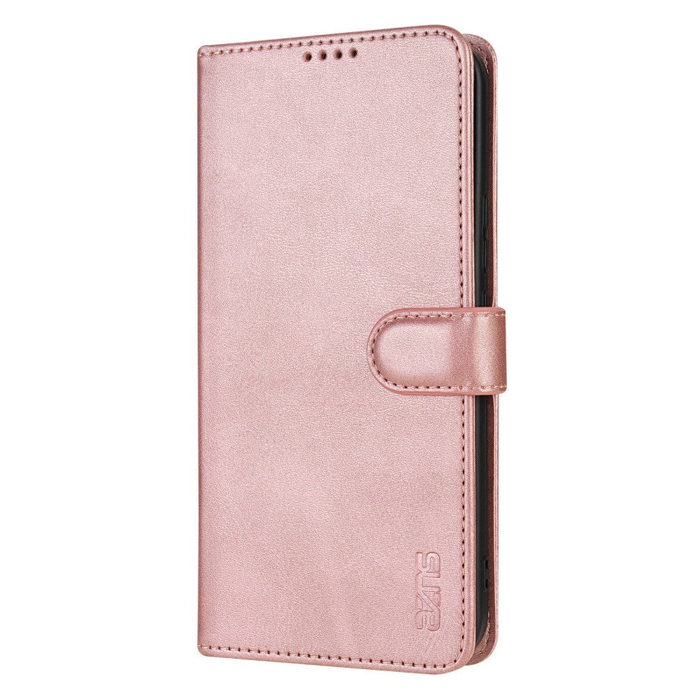 EIDERWOOD - Xiaomi Poco X7 Pro - Kunstlæder Flip Cover m. Kortholder & Ståfunktion - Rose Gold