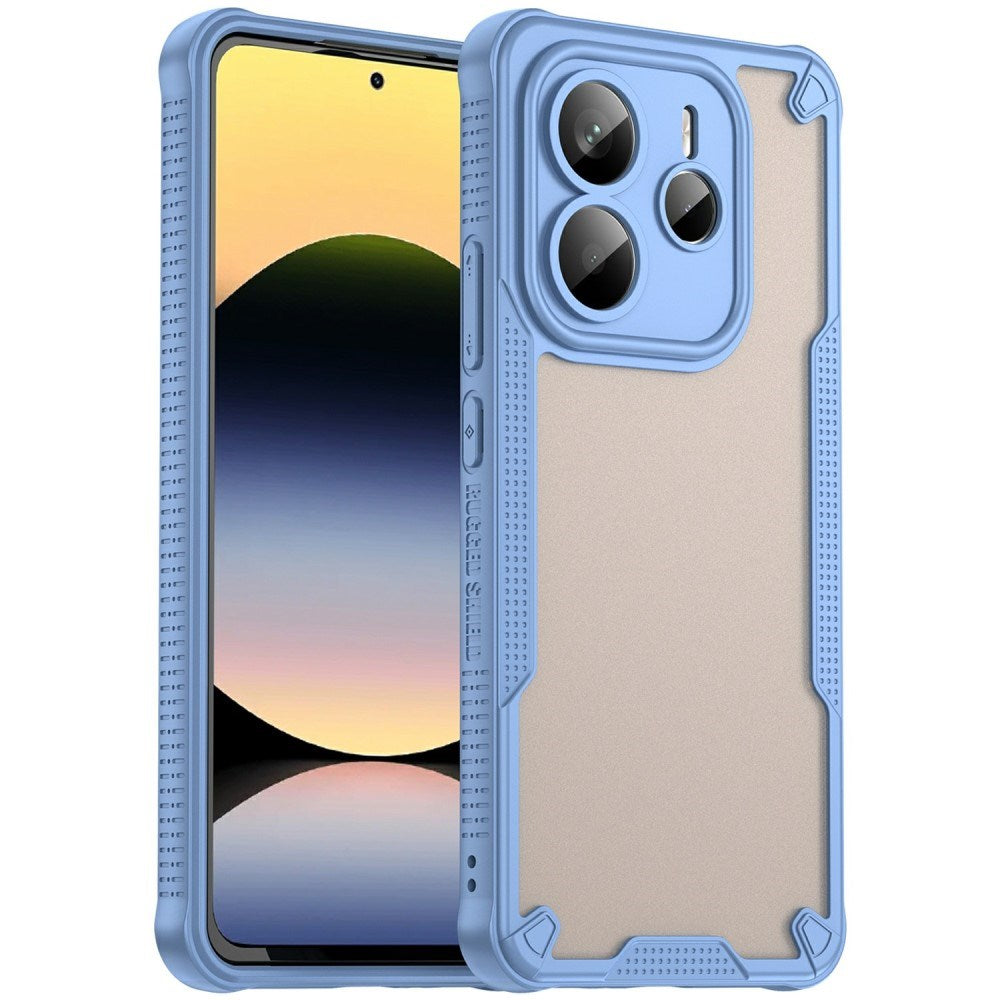 Xiaomi Redmi Note 14 (5G) - EIDERWOOD Hybrid Plastik Bagside Cover - Blå