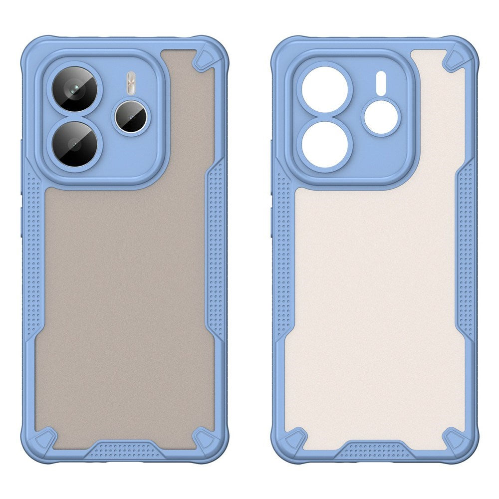 Xiaomi Redmi Note 14 (5G) - EIDERWOOD Hybrid Plastik Bagside Cover - Blå