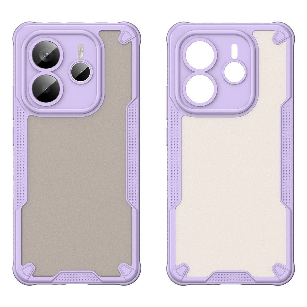 Xiaomi Redmi Note 14 (5G) - EIDERWOOD Hybrid Plastik Bagside Cover - Lilla