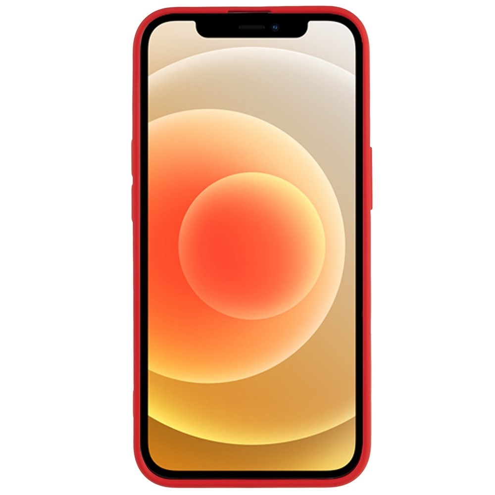 EIDERWOOD iPhone 12 Mini Fleksibelt Plast Bagside Cover - Rød