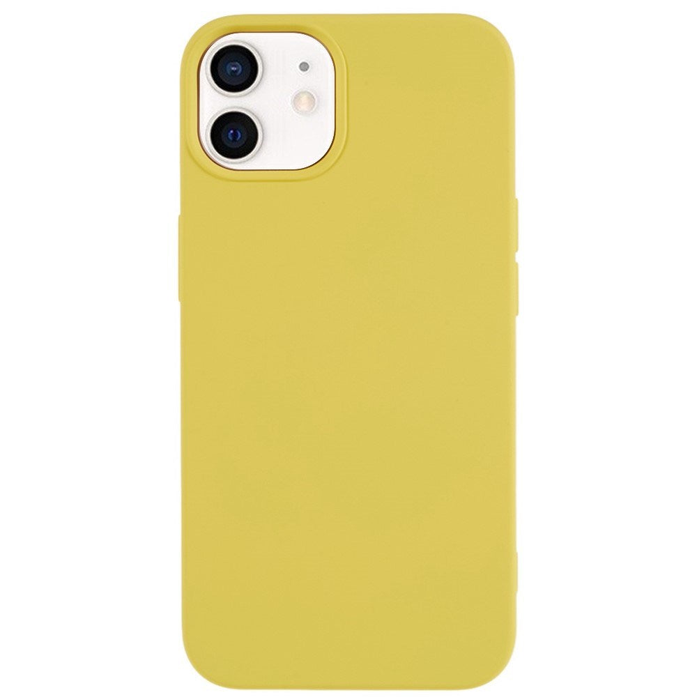 EIDERWOOD iPhone 12 Mini Fleksibelt Plast Bagside Cover - Gul