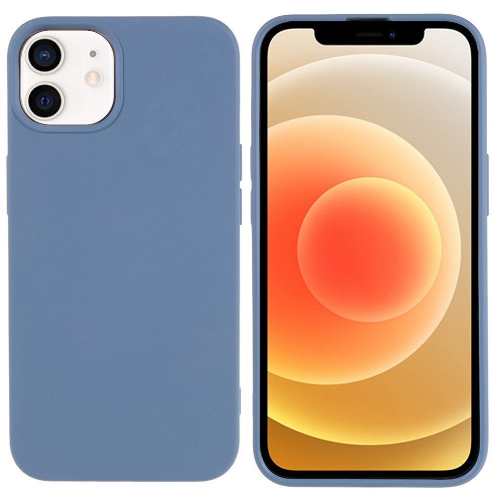 EIDERWOOD iPhone 12 Mini Fleksibelt Plast Bagside Cover - Lyseblå