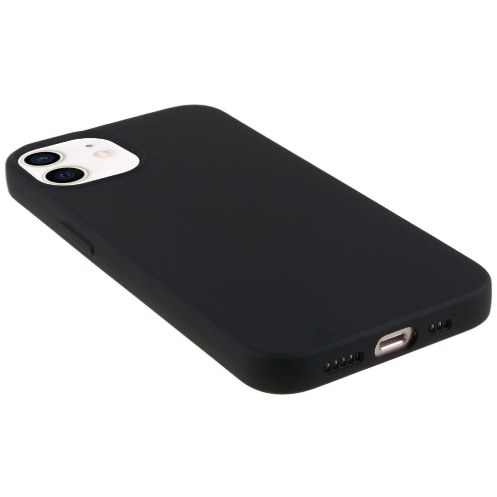 EIDERWOOD iPhone 12 Mini Fleksibelt Plast Bagside Cover - Sort