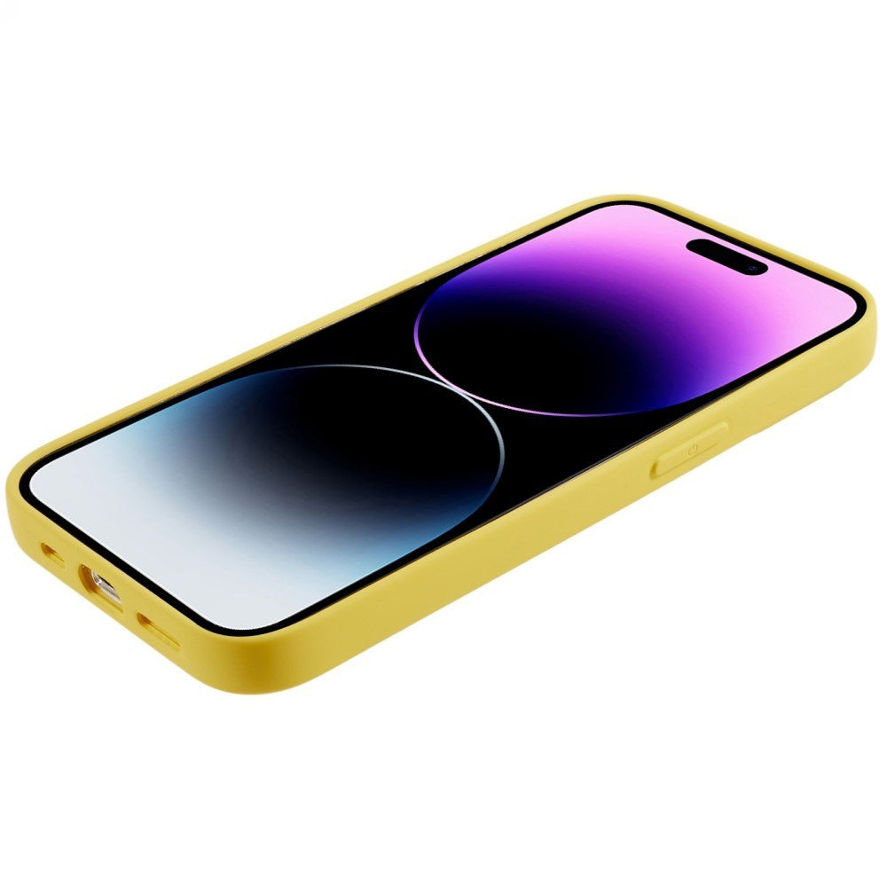 EIDERWOOD iPhone 14 Pro Max Fleksibelt Plast Bagside Cover - Gul