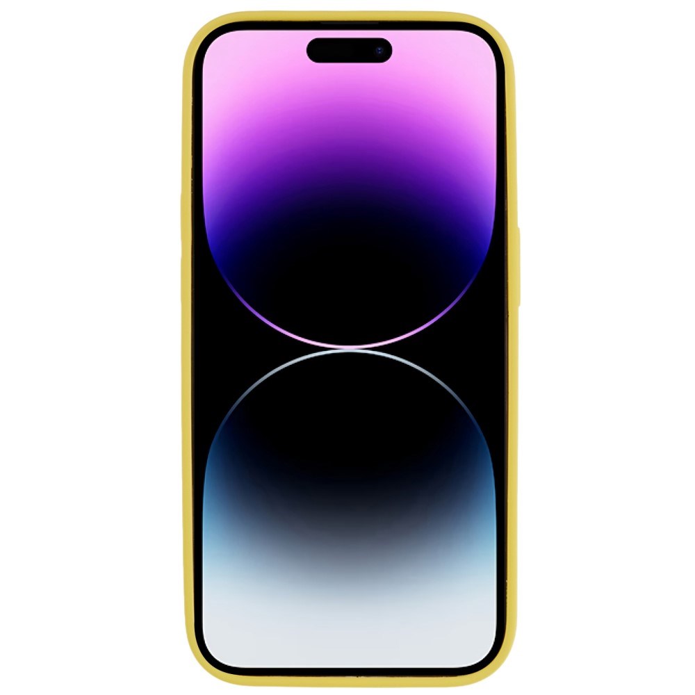 EIDERWOOD iPhone 14 Pro Max Fleksibelt Plast Bagside Cover - Gul