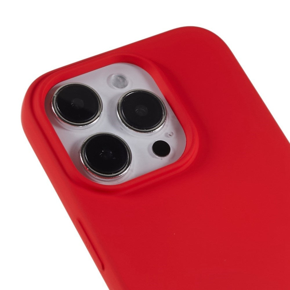 EIDERWOOD iPhone 14 Pro Max Fleksibelt Plast Bagside Cover - Rød