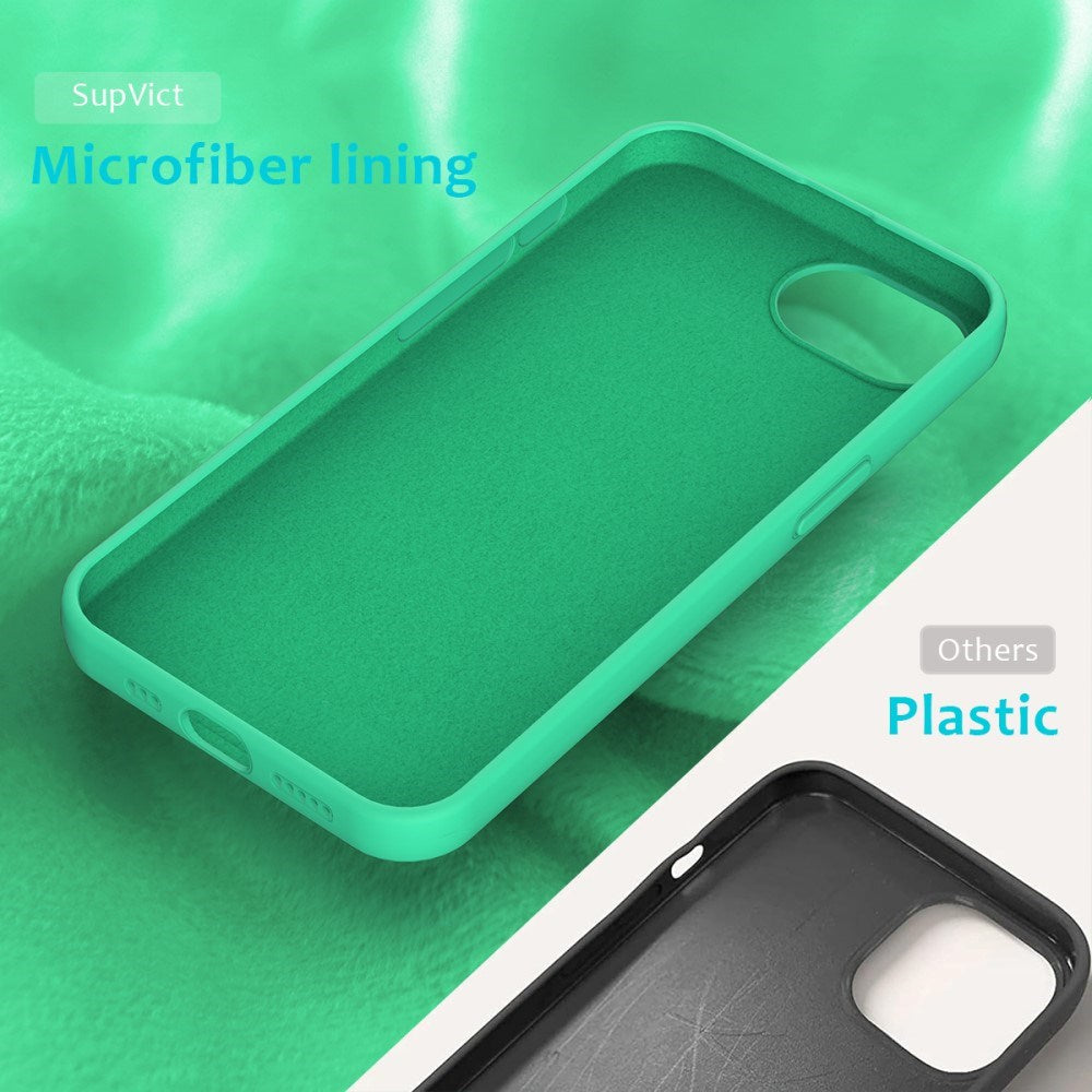 EIDERWOOD iPhone 17e / 16e Silikone Cover - Foret Inderside - Neon Grøn
