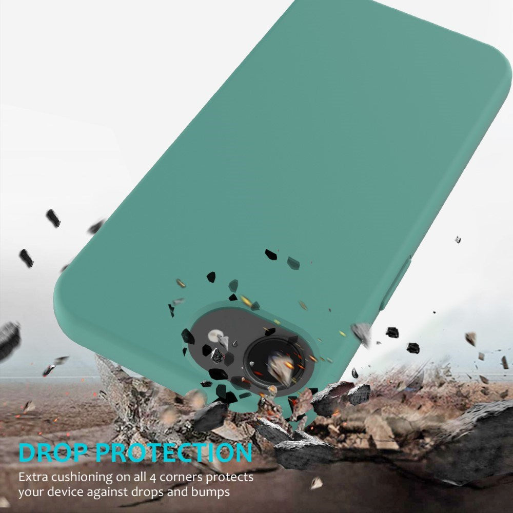 EIDERWOOD iPhone 17e / 16e Silikone Cover - Foret Inderside - Mørkegrøn