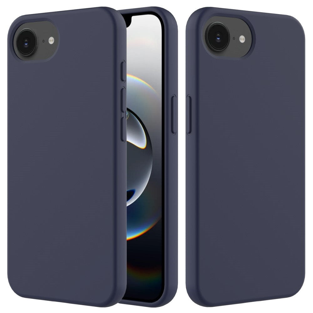 EIDERWOOD iPhone 16e Silikone Cover - Foret Inderside - Mørkeblå