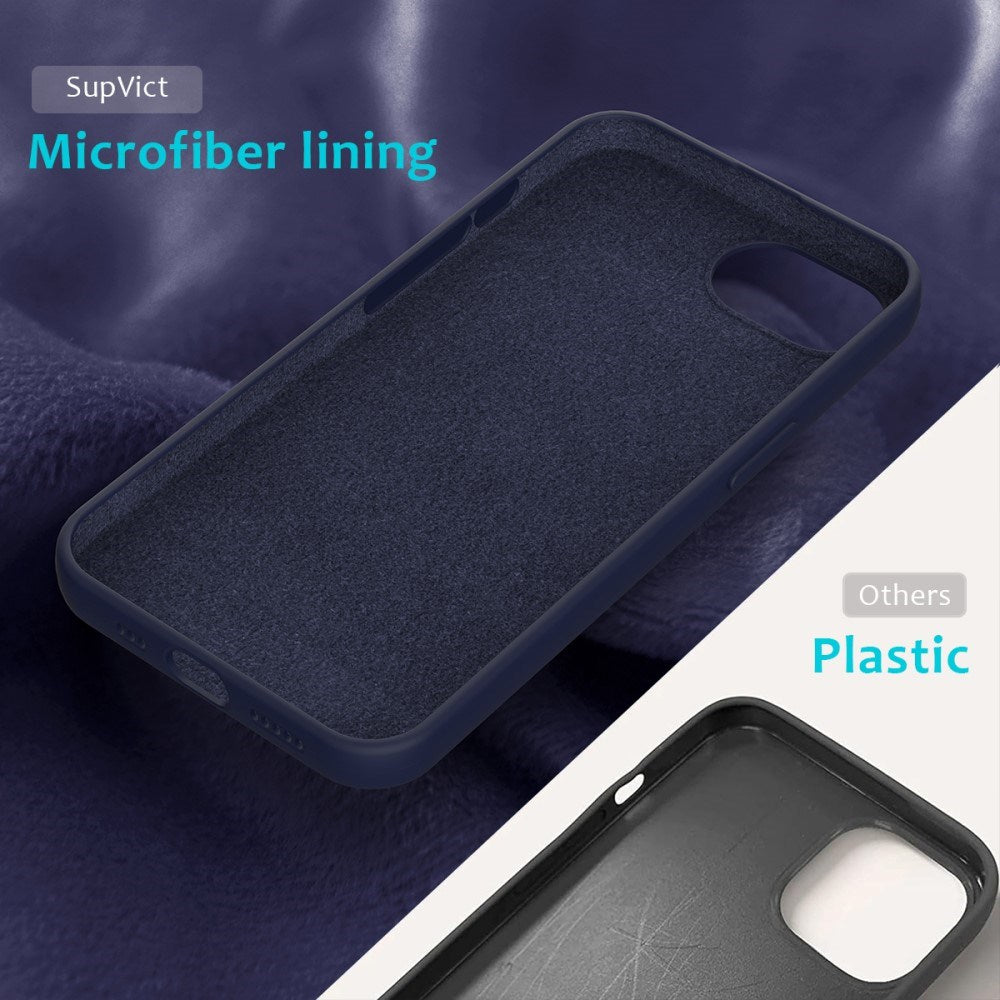 EIDERWOOD iPhone 17e / 16e Silikone Cover - Foret Inderside - Mørkeblå