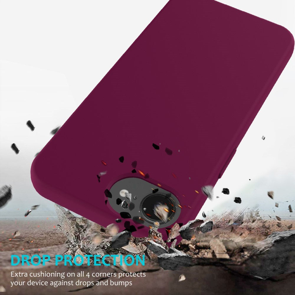 EIDERWOOD iPhone 17e / 16e Silikone Cover - Foret Inderside - Vinrød