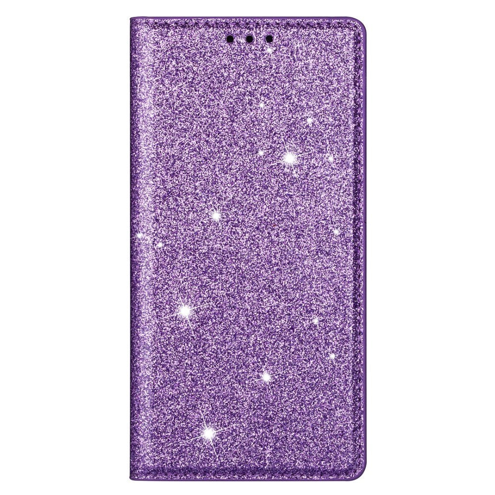 EIDERWOOD Samsung Galaxy S25 Edge Kunstlæder Flip Cover m. Pung - Glimmer - Lilla