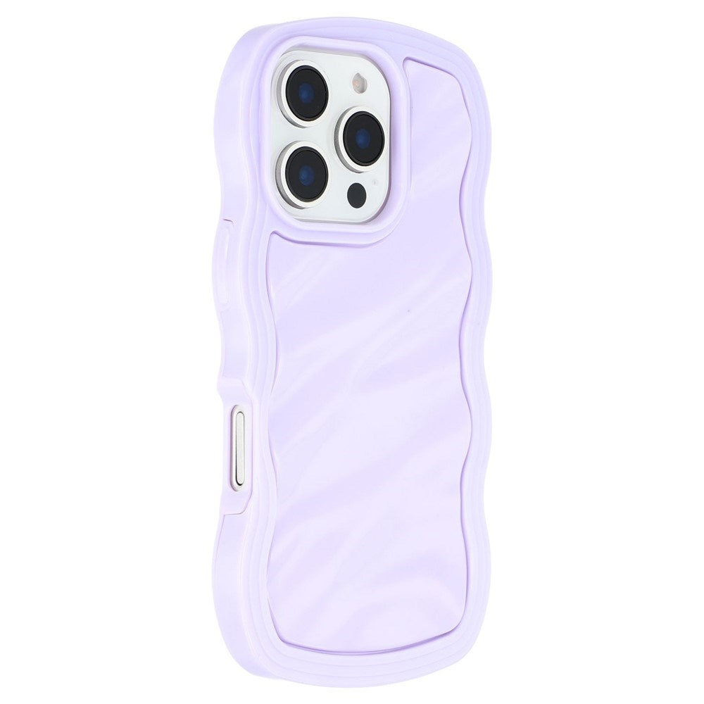iPhone 16 Pro Max EIDERWOOD Hybrid Plast Wavy Bagside Cover - Lilla