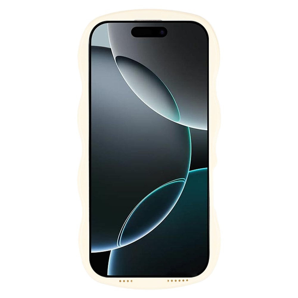 iPhone 16 Pro Max EIDERWOOD Hybrid Plast Wavy Bagside Cover - Beige