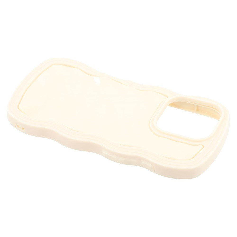 iPhone 16 Pro Max EIDERWOOD Hybrid Plast Wavy Bagside Cover - Beige