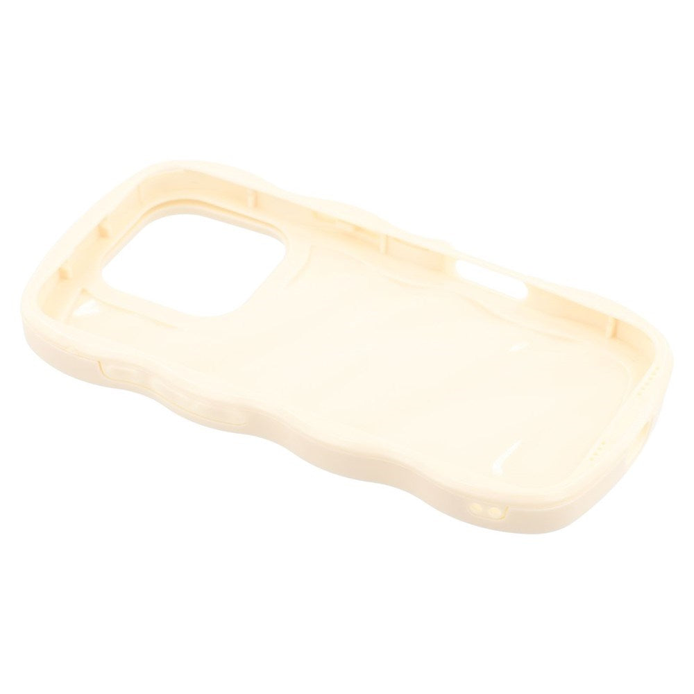 iPhone 16 Pro Max EIDERWOOD Hybrid Plast Wavy Bagside Cover - Beige