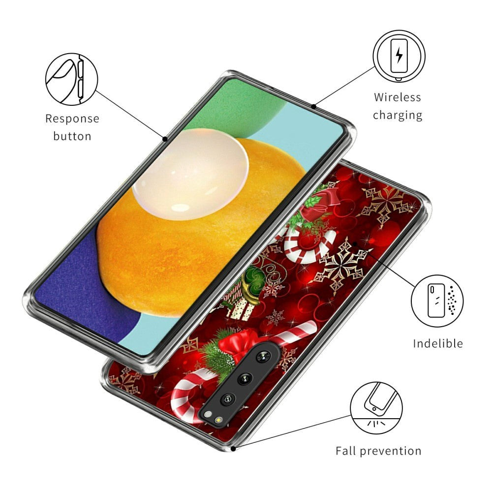 Sony Xperia 5 IV TPU Plast Julecover - Julestokke