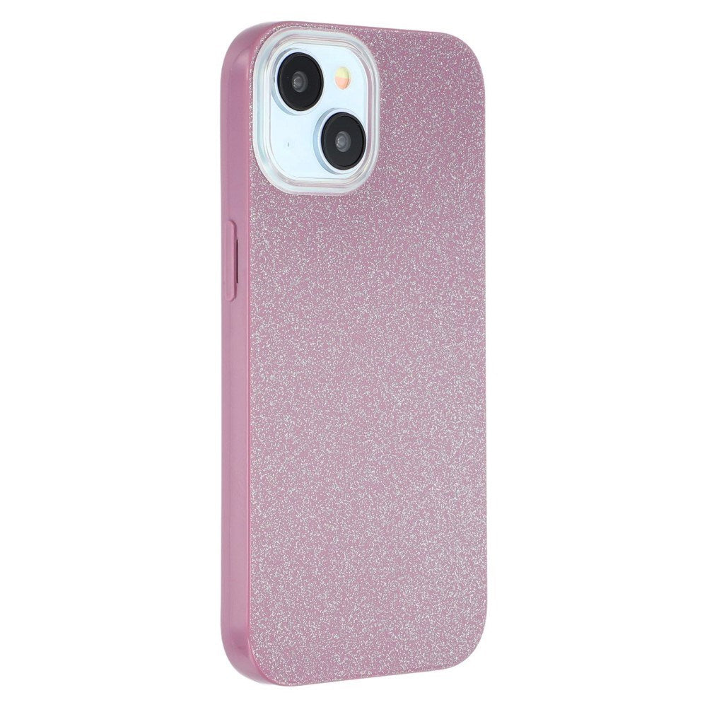 EIDERWOOD iPhone 14 / 13 Fleksibelt Plastik Bagside Cover m. Glimmer - Lilla