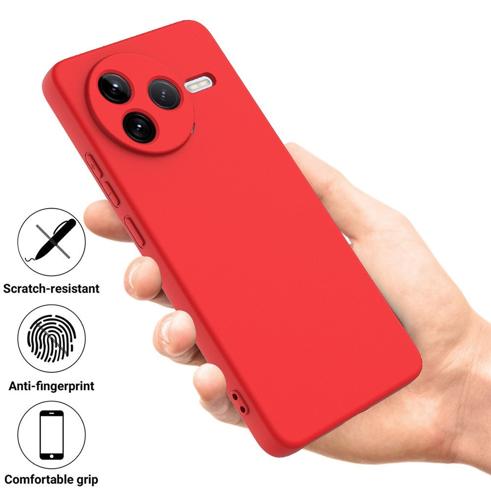Xiaomi Poco F7 Pro EIDERWOOD Silikone Bagside Cover m. Strop - Rød