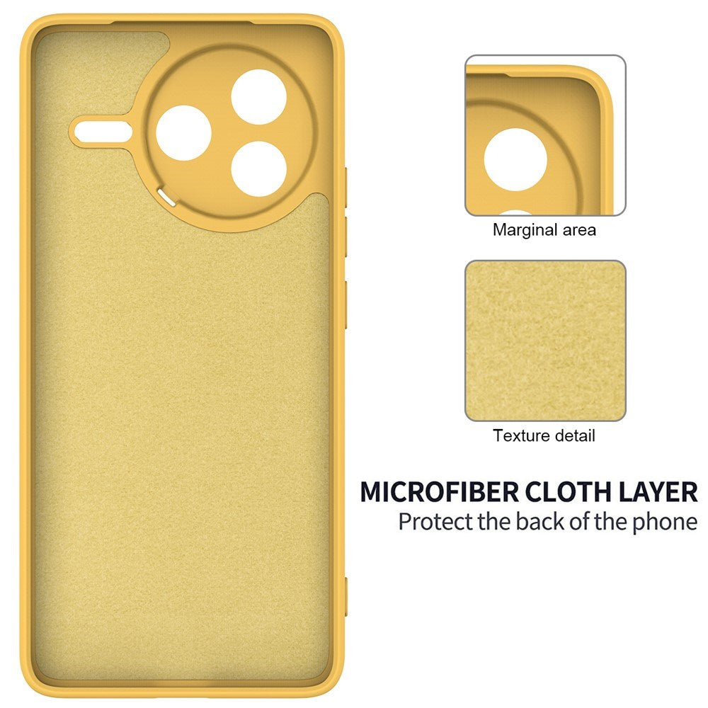 Xiaomi Poco F7 Pro EIDERWOOD Silikone Bagside Cover m. Strop - Gul