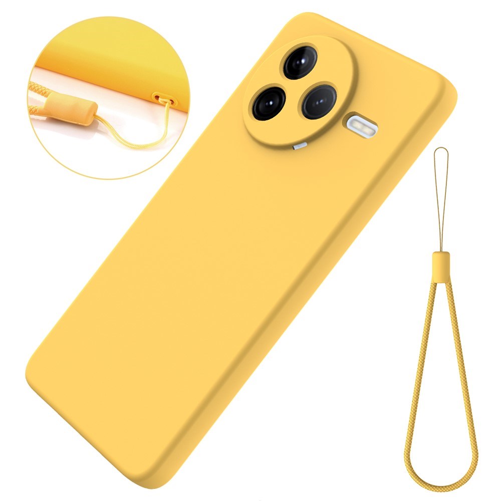 Xiaomi Poco F7 Pro EIDERWOOD Silikone Bagside Cover m. Strop - Gul