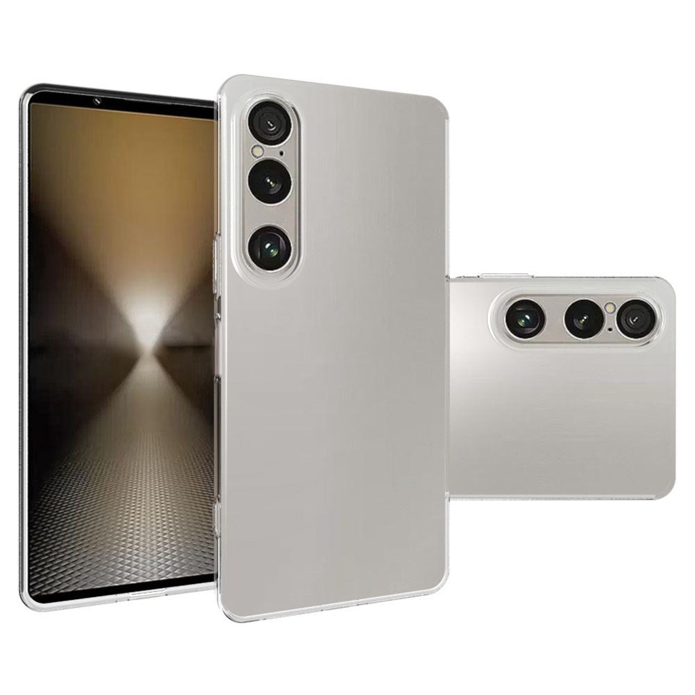 Sony Xperia 1 VII - EIDERWOOD Fleksibelt Plastik Bagside Cover - Gennemsigtig