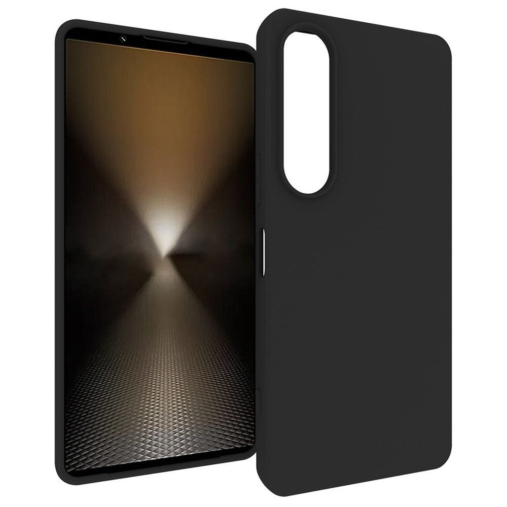 Sony Xperia 1 VII - EIDERWOOD Mat Fleksibelt Plastik Cover - Sort