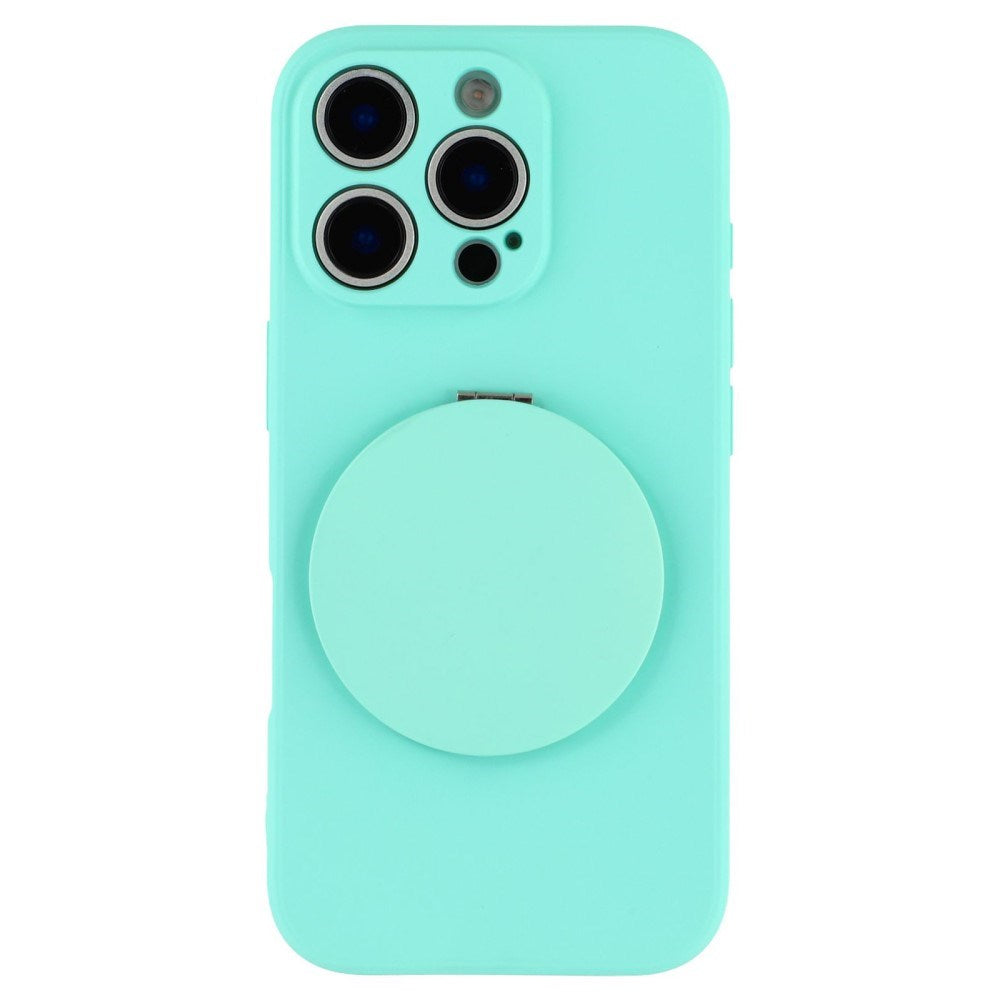 EIDERWOOD iPhone 16 Pro Hybrid Bagside Cover inkl. Kickstand m. Spejl - Neon Grøn