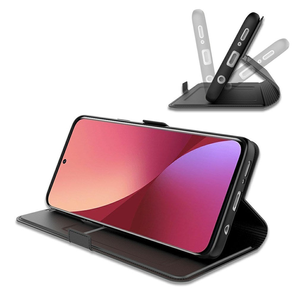 Xiaomi Poco F7 Ultra EIDERWOOD Kunstlæder Flip Cover m. Kortholder - Sort