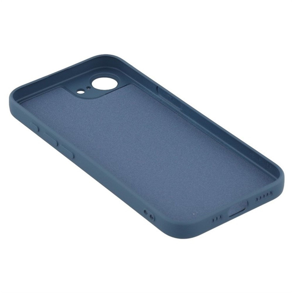 iPhone 17e / 16e Beskyttelsessæt m. Fleksibelt Plast Bagside Cover & Skærmbeskyttelse - Blå