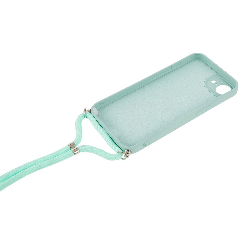 iPhone 17e / 16e EIDERWOOD Foret Plast Bagside Cover m. Strop - Lyseblå