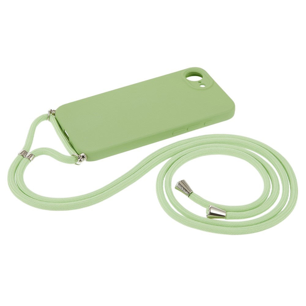iPhone 17e / 16e EIDERWOOD Foret Plast Bagside Cover m. Strop - Lysegrøn