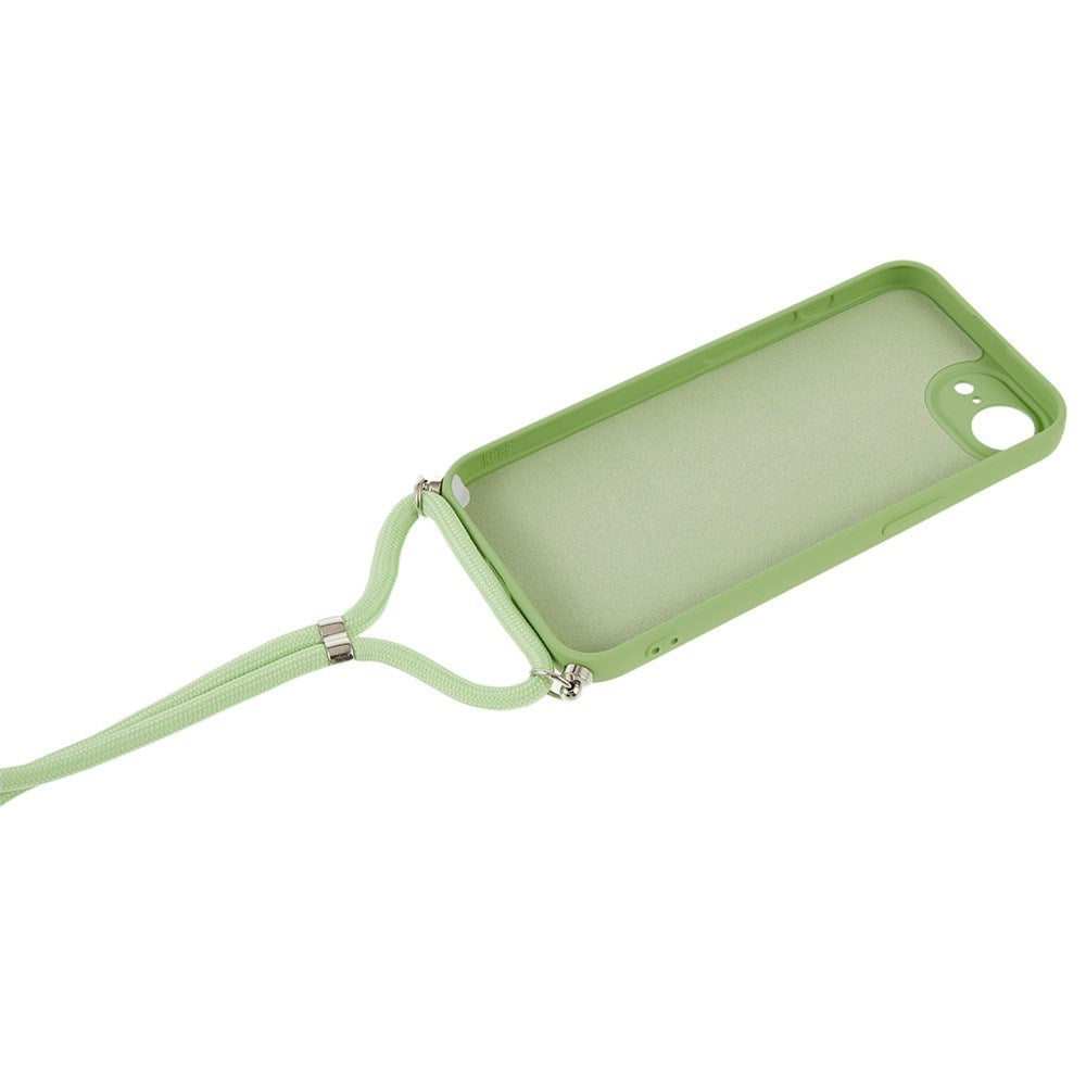 iPhone 17e / 16e EIDERWOOD Foret Plast Bagside Cover m. Strop - Lysegrøn