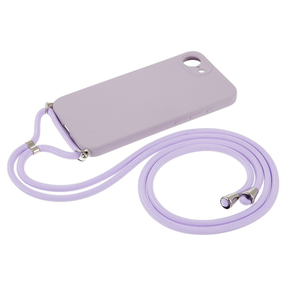 iPhone 17e / 16e EIDERWOOD Foret Plast Bagside Cover m. Strop - Lilla