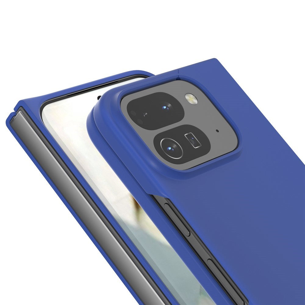 EIDERWOOD Google Pixel 10 Pro Fold Mat Hårdt Plastik Mobil Cover - Blå