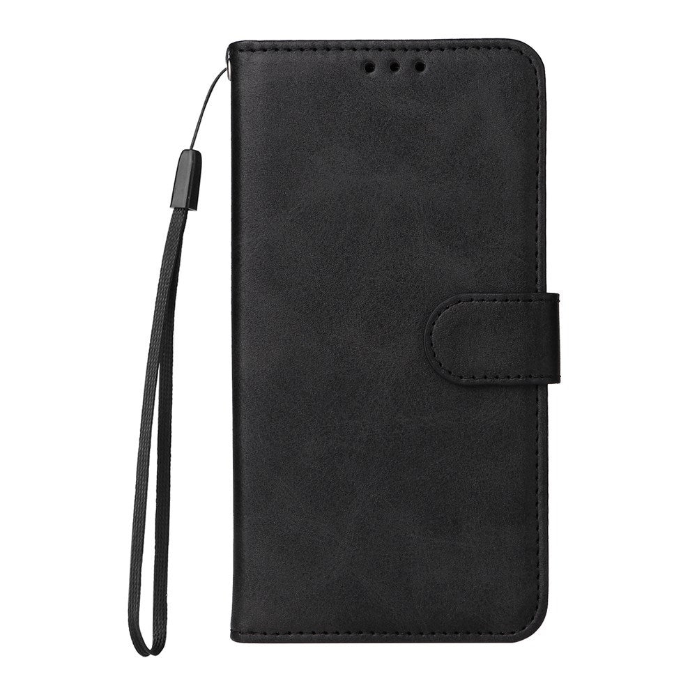 Honor 400 Lite - EIDERWOOD Kunstlæder Flip Cover m. Strop - Sort