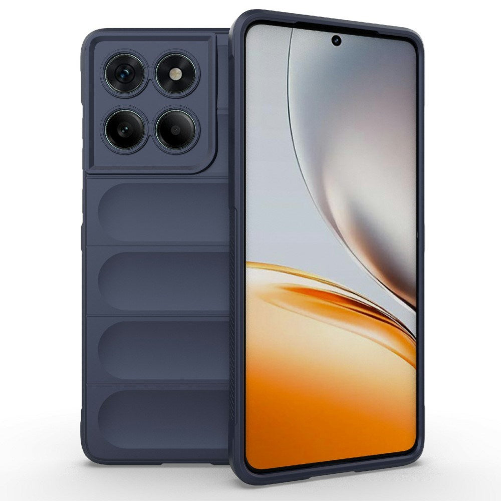 EIDERWOOD - Motorola Edge 60 Fusion - Fleksibelt Plastik Cover - Blå