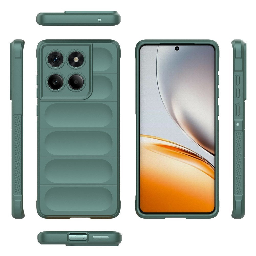 EIDERWOOD - Motorola Edge 60 Fusion - Fleksibelt Plastik Cover - Grøn