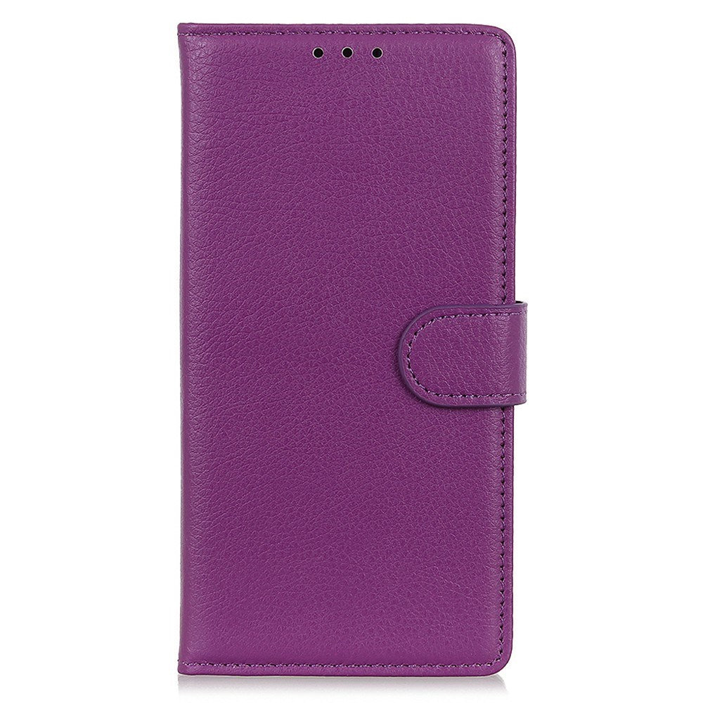Sony Xperia 1 VII - EIDERWOOD Kunstlæder Flip Cover m. Kortholder & Ståfunktion - Lilla