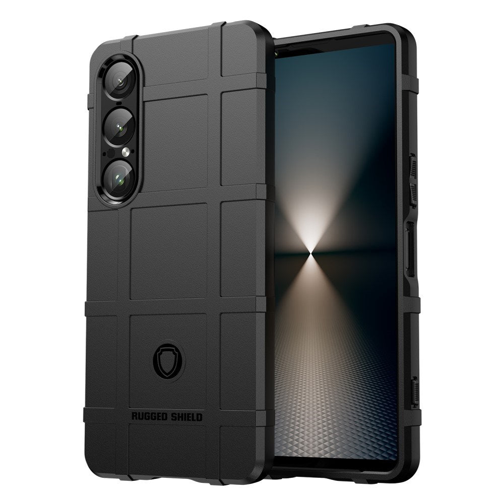 Sony Xperia 1 VII - EIDERWOOD Rugged Shield Håndværker Cover - Sort