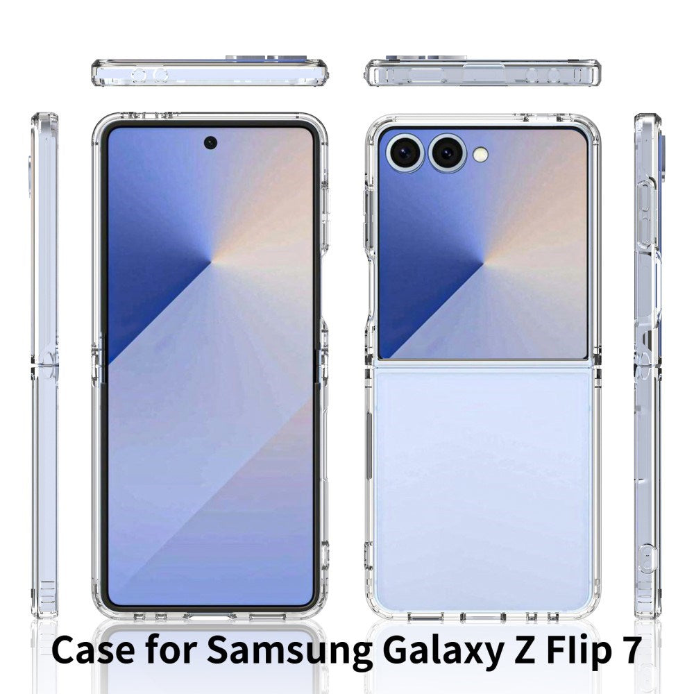 EIDERWOOD Samsung Galaxy Z Flip7 Hybrid Plastik Bagside Cover - Gennemsigtig
