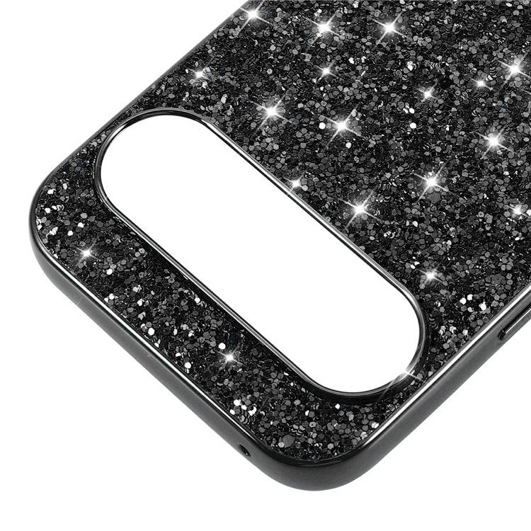 Google Pixel 10 / 10 Pro - EIDERWOOD Glitter Cover - Rød
